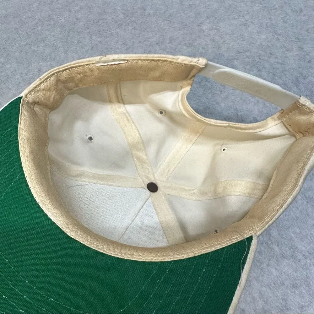 Vintage Michael Waltrip Cox Wood Racing Hat Adult OSFA White NASCAR Trucker Race